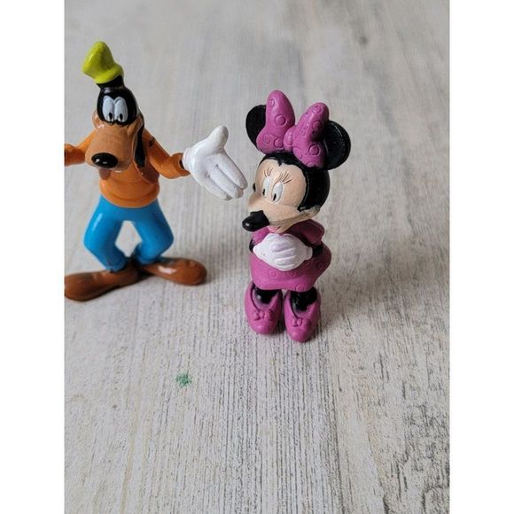 Happy Goofy Minnie Mouse set toy figure play - Picture 2 of 7